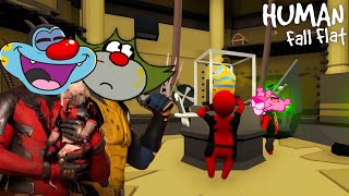 TRY NOT TO LAUGH Oggy Becomes DEADPOOL In Funny Human Fall FlatPART3 [upl. by Idroj670]