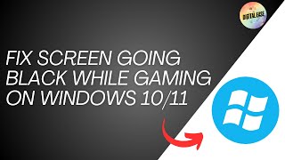 How To Fix Screen Going Black While Gaming On Windows 1011 [upl. by Rebeh33]