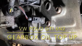 VW POLO GTi 6N2 Gearbox oil top up [upl. by Gus]