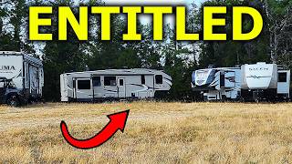 Entitled RVers Truck Died Squatters Paradise  RV Living [upl. by Nottus]