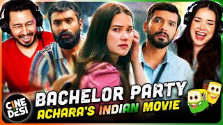 Acharas Indian Movie  BACHELOR PARTY Teaser amp Trailer Reaction  Diganth Yogi Achyuth Kumar [upl. by West774]