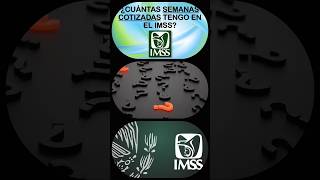 Tutoríal ¿Cómo saber cuántas semanas COTIZADAS tengo en el IMSS [upl. by Camala]