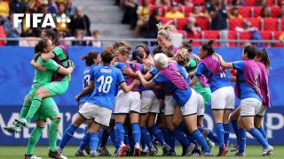 CRAZY ENDING Last 6 Minutes of Australia v Italy  2019 FIFAWWC [upl. by Latoyia]