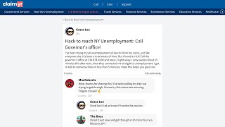 NYSDOL Unemployment How to Get Through to a Rep Using Governors Office Trick [upl. by Leesen15]