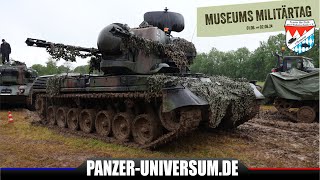 Leopard 2A6A3 Flakpanzer Gepard Marder 1A3 Schützenpanzer kurz werden zum Auffahrplatz gefahren [upl. by Hampton688]