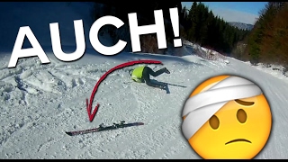 Time to Ski  Race with dad goes wrong Predeal Romania  04022017 [upl. by Nois]