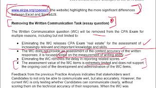 2024 CPA Exam  Infrastructure and Content Changes  More Task Based Simulations [upl. by Yrrak]