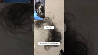 Parlour Type Hair Treatment At Home haircare hairspary nomorehairfall shorts [upl. by Ellevart]