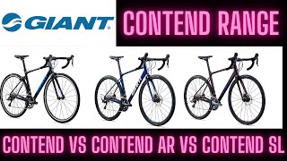 Giant Contend 2021  Contend vs Contend AR vs Contend SL Whats the Difference [upl. by Tnilk]