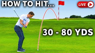 The EASIEST Pitching Technique Youve Ever Seen  Live Golf Lesson [upl. by North]