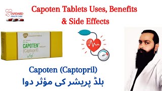 Capoten Captopril Tablets 25 MG amp 50 MG  Uses Benefits amp Side Effects  Hypertension Treatment [upl. by Cohdwell]