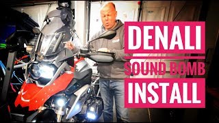 BMW R1200GS Denali Sound Bomb Installation with the Hex EZcan [upl. by Balbinder113]