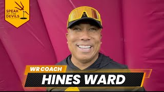 Hines Ward after ASUs first fall practice [upl. by Matthaeus]