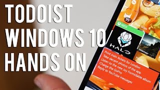 Handson with Todoist for Windows 10 [upl. by Accebor194]