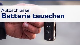 VW Schlüssel Batterie wechseln [upl. by Clere]