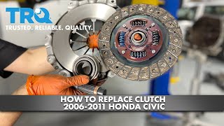 How to Replace Clutch Kit 20062011 Honda Civic [upl. by Wagstaff]