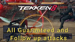 All Yoshimitsu guaranteed and Follow up attacks  Tekken 8 [upl. by Jepson472]