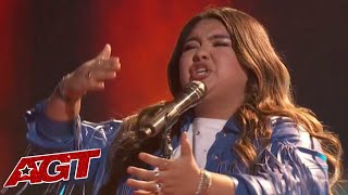 19YearOld Texas Singer Kristen Cruz BRINGS THE HOUSE DOWN On Americas Got Talent LIVE [upl. by Andonis]