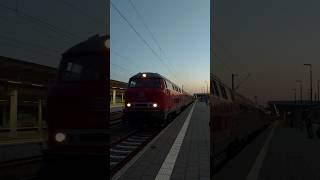 Br 216 von der DB braunschweig sonderzug oldtrain diesellok trainspotting [upl. by Aivin]