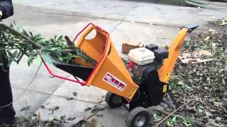 65hp 100mm chipping capacity wood chipper shredder [upl. by Khajeh]