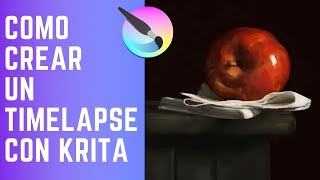 Como hacer un Timelapse con Krita [upl. by Nylle]