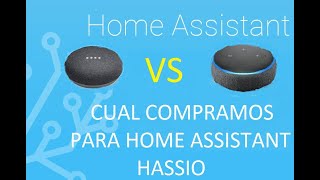 Comparamos ok Google y Alexa basándonos en HOME ASSISTANT  HASSIO [upl. by Yenatirb7]