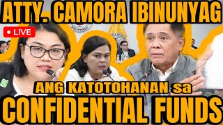 ATTY CAMORA IBINUNYAG ANG KATOTOHANAN SA CONFIDENTIAL FUNDS REP PADUANO GALIT NA GALIT [upl. by Okimuy]