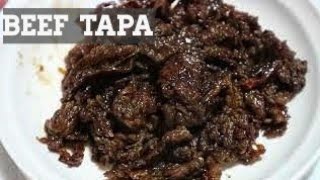 BEEF TAPA RECIPE • PERFECT HOMEMADE [upl. by Godding]