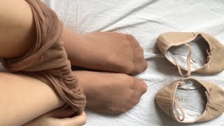 Pies de nylon ASMR 🩰 Ballarina Pantyhose Nylons AnnabellAnders pies [upl. by Sterne]