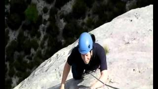 Robin Brooke  climbing the amazing Wide is Love Verdon Gorgewmv [upl. by Dahs356]