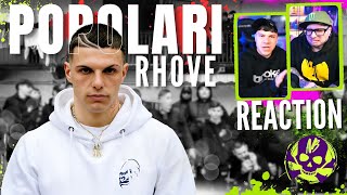 POPOLARI  il primo disco di Rhove  REACTION by Arcade Boyz [upl. by Weingarten597]