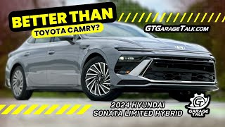 2024 Hyundai Sonata Hybrid Limited  Is it BETTER than the 2025 Toyota Camry [upl. by Malsi]