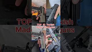 Top 10 Turkey Made handguns shorts 9mmpistol canik [upl. by Ayotel202]