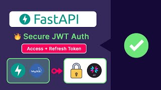 ✅ FastAPI JWT Token Auth • Full Access  OneTime Refresh Token [upl. by Grani]