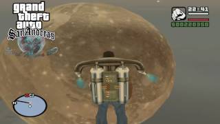 GTA San Andreas  Real Moon 3D  MOD [upl. by Yawnoc]