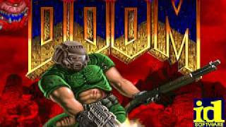 Doom music  At Dooms Gate E1M1 PCAdLib [upl. by Rooker]