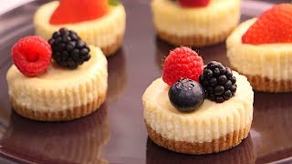 Mini Cheesecakes muy Fáciles de hacer y Deliciosas  Tarta de Queso [upl. by Bibbie]