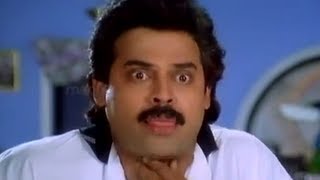 Intlo Illalu Vantintlo Priyuralu Comedy Scenes  Kota Srinivas insisting Venkatesh for marriage [upl. by Bulley]