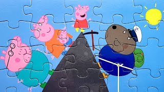 Wood Puzzle PEPPA PIG Rompecabezas de Peppa Pig Jigsaw Puzzle EDUCA Puzzle Games for kids [upl. by Josepha867]