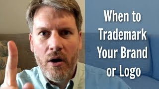 Trademarking a Name  When Should You File for Trademark Registration [upl. by Nerin]