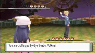 Pokémon Brilliant DiamondShining Pearl  Gym Leader 8 Volkner [upl. by Yedorb692]