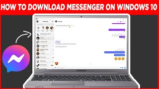 How to Download Facebook Messenger on LaptopPC [upl. by Drofkcor]