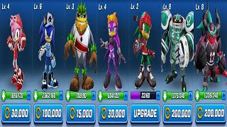 Sonic Forces  Playing with All 7 Specials Sport Runners Ice Slicer Jet Tidal Wave Tropical Storm [upl. by Prinz830]