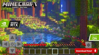 Minecraft 12051 Best Shaders Render Dragon Shaders For Minecraft Pocket Edition  Hindi [upl. by Marika142]