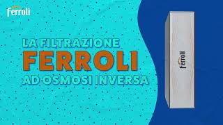 Osmosense Ferroli  Affinatore acqua potabile ad osmosi inversa [upl. by Novi]