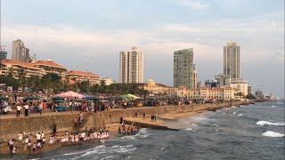 Galle Face Beach Colombo Sri Lanka 2019 [upl. by Maryanna]