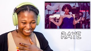 RAYE  Black Mascara Live Ft The Heritage Orchestra  FIRST TIME REACTION [upl. by Aixela823]