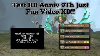 Test HB Anniv 9th Fun Video XDSo OP XDToram Online Indonesia [upl. by Novia]