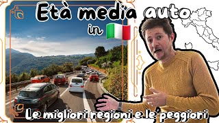 🚗letà media delle auto in Italia🇮🇹 amp Classifica migliori regioni [upl. by Leynad]