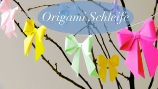 DIY Origami Schleife [upl. by Erina]